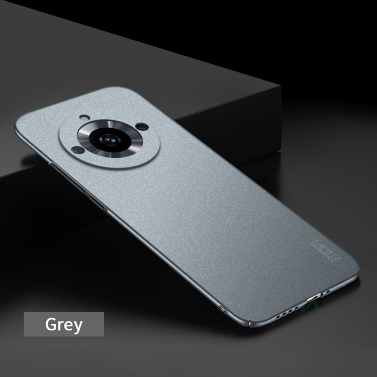 For Realme 11 Pro+ MOFI Fandun Series Frosted PC Ultra-thin All-inclusive Phone Case(Gray)