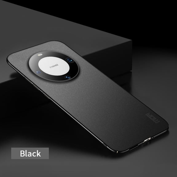 For Huawei Mate 60 Pro MOFI Fandun Series Frosted PC Ultra-thin All-inclusive Phone Case(Black)