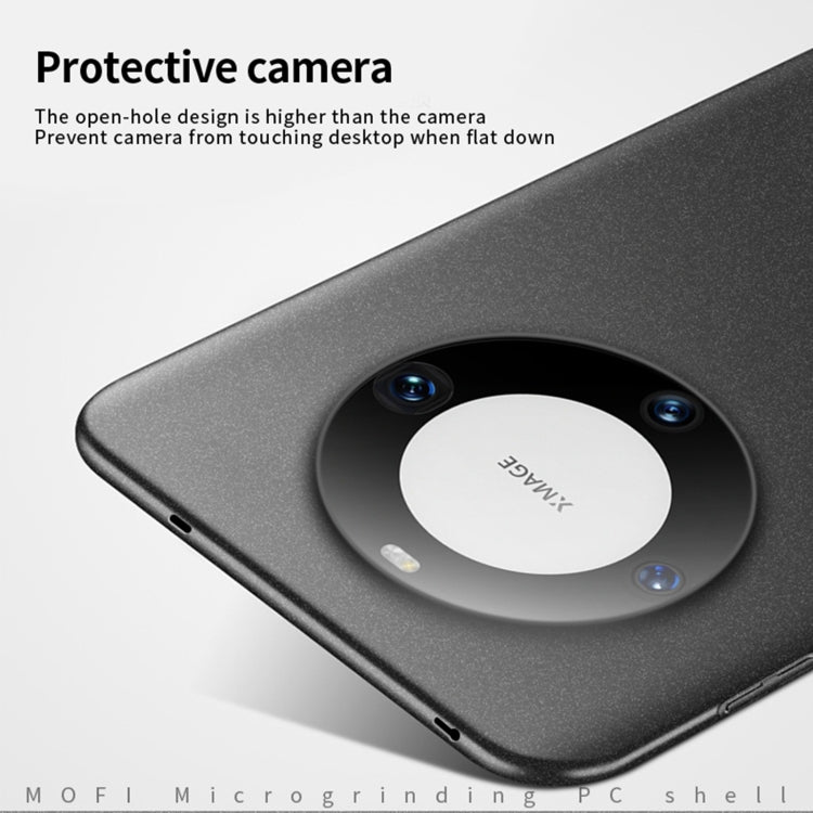 For Huawei Mate 60 Pro MOFI Fandun Series Frosted PC Ultra-thin All-inclusive Phone Case(Blue)