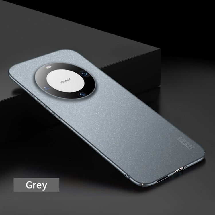 For Huawei Mate 60 Pro MOFI Fandun Series Frosted PC Ultra-thin All-inclusive Phone Case(Gray)