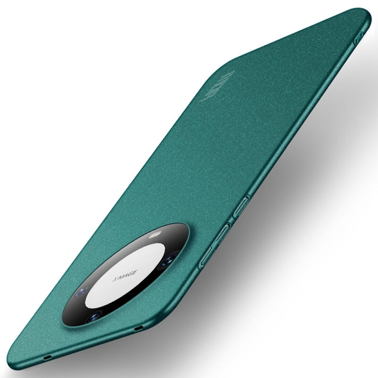 For Huawei Mate 60 Pro MOFI Fandun Series Frosted PC Ultra-thin All-inclusive Phone Case(Green)