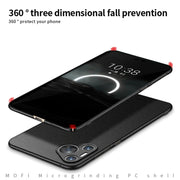For Huawei P70 MOFI Fandun Series Frosted PC Ultra-thin All-inclusive Phone Case(Blue)