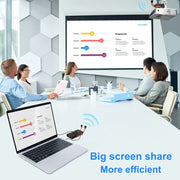 009 Pro 300m Wireless Screen Casting Video Transmitter Receiver Wireless Display Dongle Adapter(EU Plug)