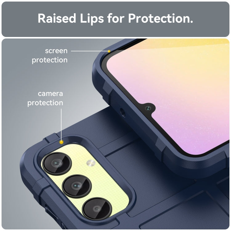 For Samsung Galaxy A35 Full Coverage Shockproof TPU Phone Case(Blue)