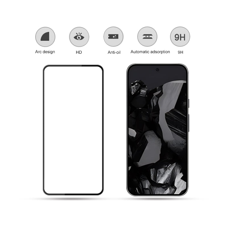 For Google Pixel 9 mocolo 2.5D Full Glue Full Cover Tempered Glass Film