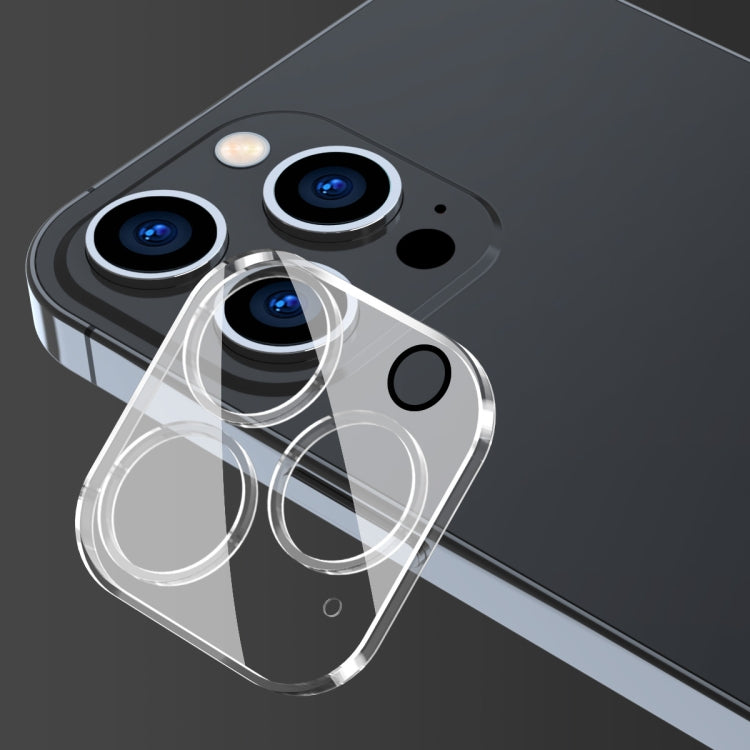 For iPhone 16 / 16 Plus 2pcs ENKAY Hat-Prince 9H Rear Camera Lens Tempered Glass Film