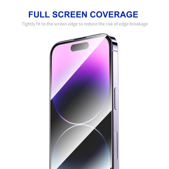 For iPhone 16 Plus ENKAY Full Glue High Aluminum-silicon Tempered Glass Film