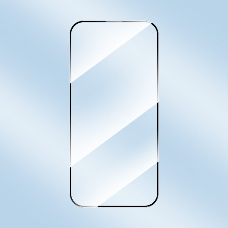 For iPhone 16 Plus 2pcs ENKAY Full Glue High Aluminum-silicon Tempered Glass Film