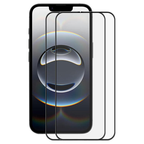 For iPhone 16e 2pcs ENKAY Full Glue High Aluminum-silicon Tempered Glass Film