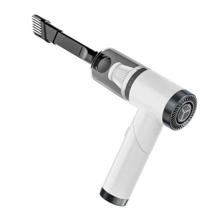 Q108 Cleaner Powerful Portable Wireless Car & Home Dual-use Hand Mini Vacuum Cleaner(White)