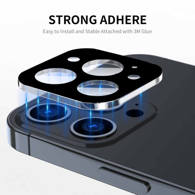 For iPhone 15 Pro / 15 Pro Max 2pcs ENKAY Hat-Prince 9H Rear Camera Lens Tempered Glass Film