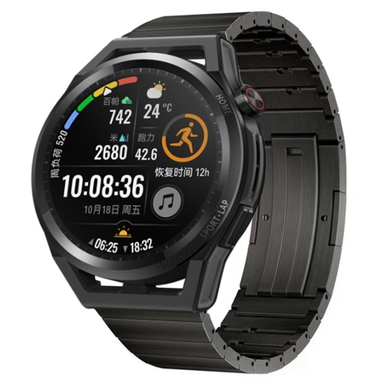 For Huawei Watch GT Runner Titanium Alloy Quick Release Watch Band(Gray)