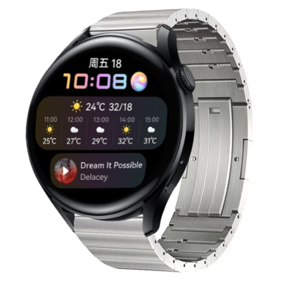 For Huawei Watch 3 Titanium Alloy Quick Release Watch Band(Silver)