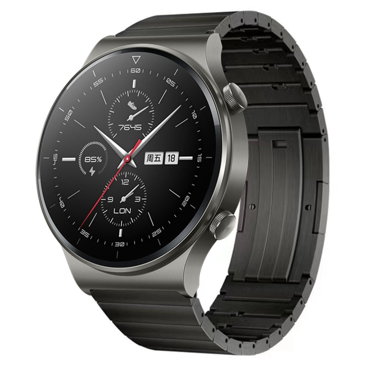 For Huawei Watch GT 2 Pro Titanium Alloy Quick Release Watch Band(Gray)