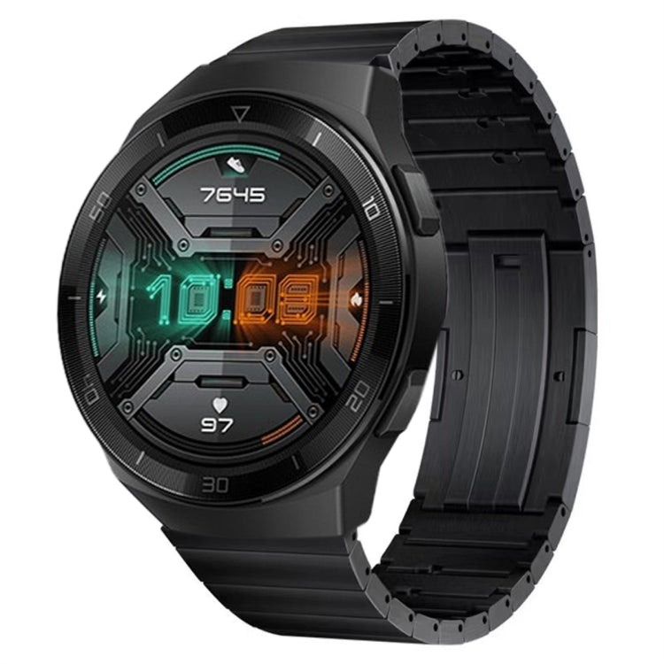For Huawei Watch GT 2e Titanium Alloy Quick Release Watch Band(Black)