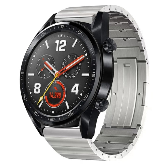 For Huawei Watch GT 42mm / 46mm Titanium Alloy Quick Release Watch Band(Silver)