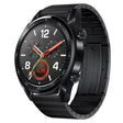 For Huawei Watch GT 42mm / 46mm Titanium Alloy Quick Release Watch Band(Black) - Watch Bands by PMC TechLife | Online Shopping South Africa | PMC TechLife