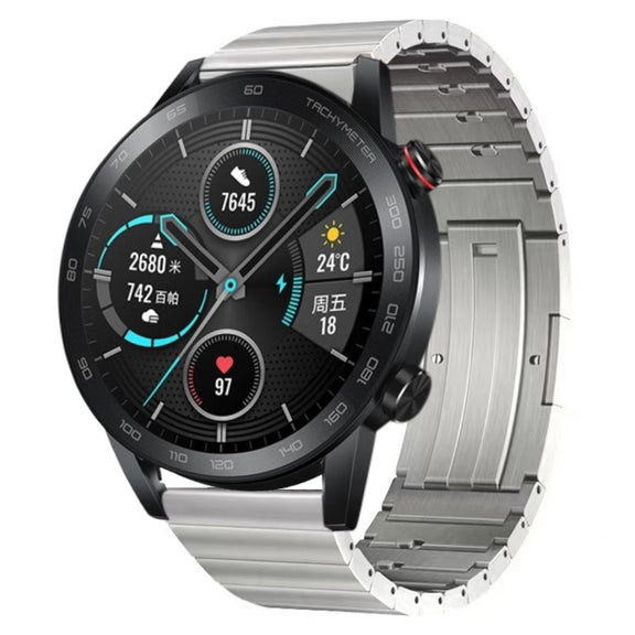 For Honor Magic Watch 2 46mm Titanium Alloy Quick Release Watch Band(Silver)