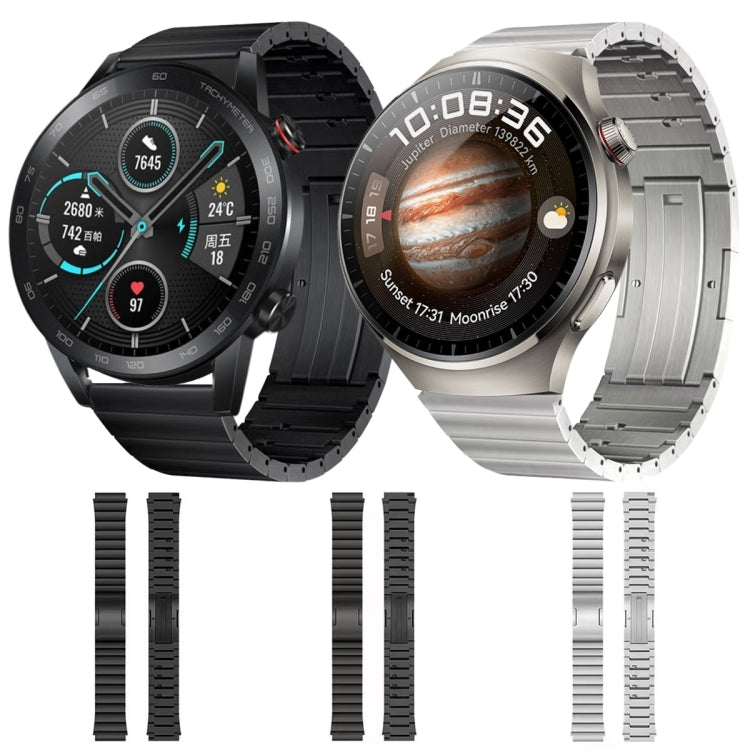 For Huawei Watch GT 2e Titanium Alloy Quick Release Watch Band(Black)