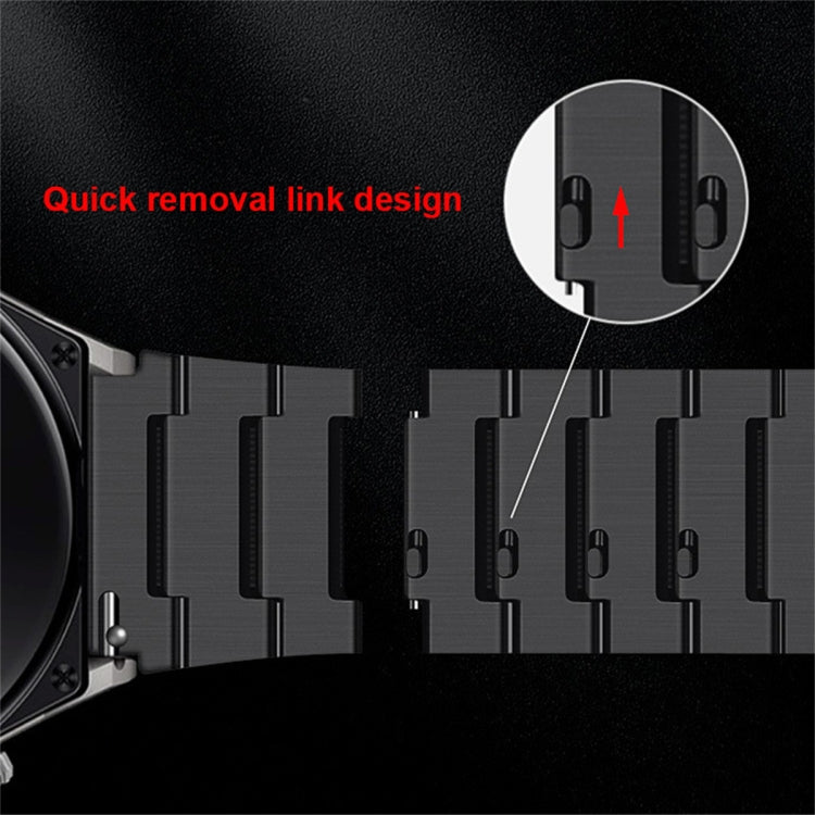 For Huawei Watch GT 2e Titanium Alloy Quick Release Watch Band(Black)