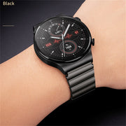 For Huawei Watch 3 Pro One Bead Titanium Alloy Watch Band(Black)