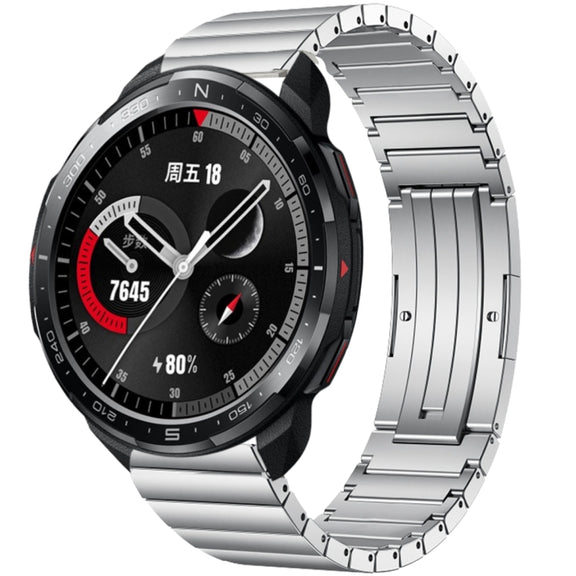 For Honor Watch GS Pro One Bead Titanium Alloy Watch Band(Silver)