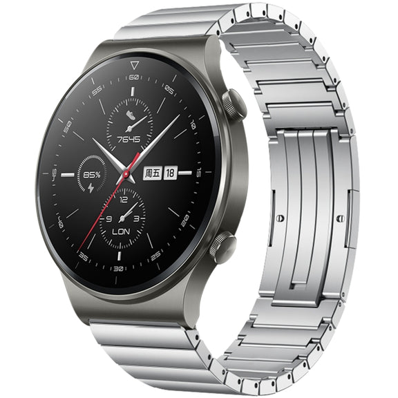 For Huawei Watch GT 2 Pro One Bead Titanium Alloy Watch Band(Silver)