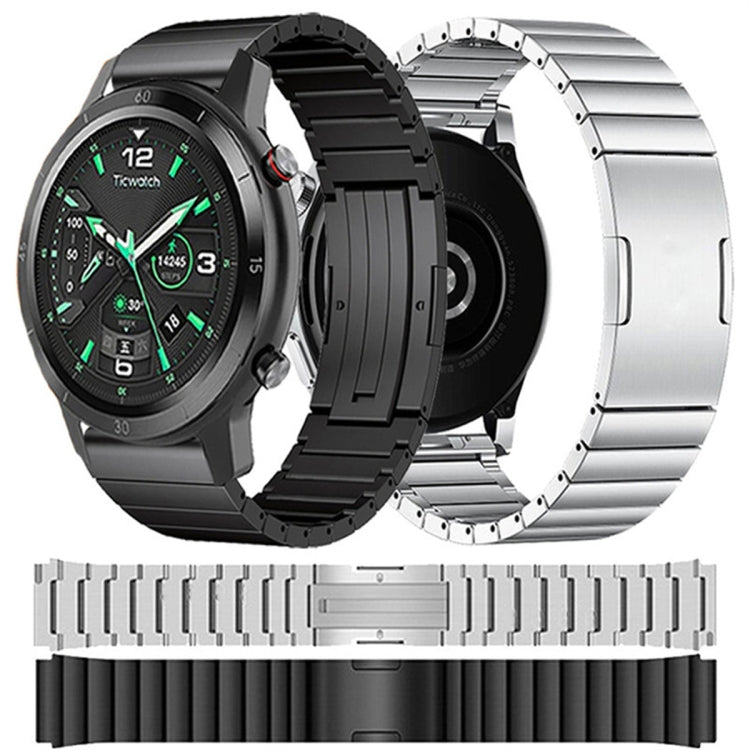 For Samsung Gear S3 Classic One Bead Titanium Alloy Watch Band(Black)