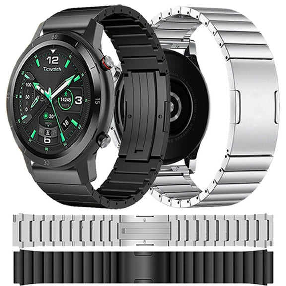 For Samsung Gear S3 Classic One Bead Titanium Alloy Watch Band(Black)