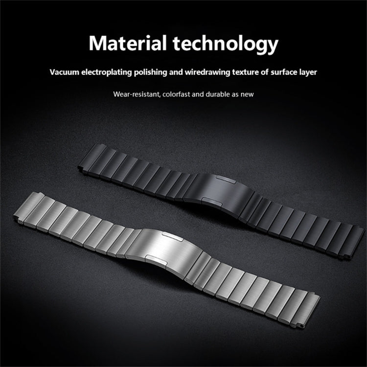 For Samsung Gear S3 Frontier One Bead Titanium Alloy Watch Band(Black)