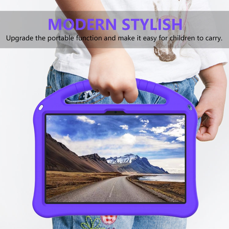For Amazon Fire Max 11 2023 EVA Shockproof Tablet Case with Holder(Purple)