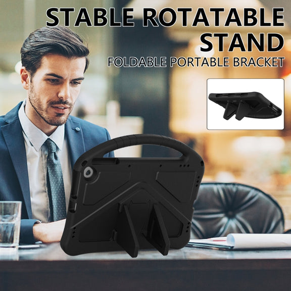 For Google Pixel Tablet 11 2023 EVA Shockproof Tablet Case with Holder(Black)