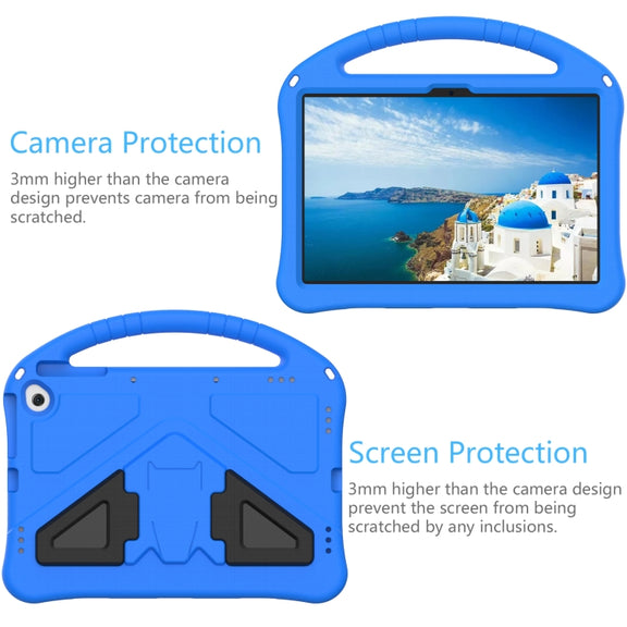 For Google Pixel Tablet 11 2023 EVA Shockproof Tablet Case with Holder(Blue)