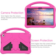 For Google Pixel Tablet 11 2023 EVA Shockproof Tablet Case with Holder(RoseRed)