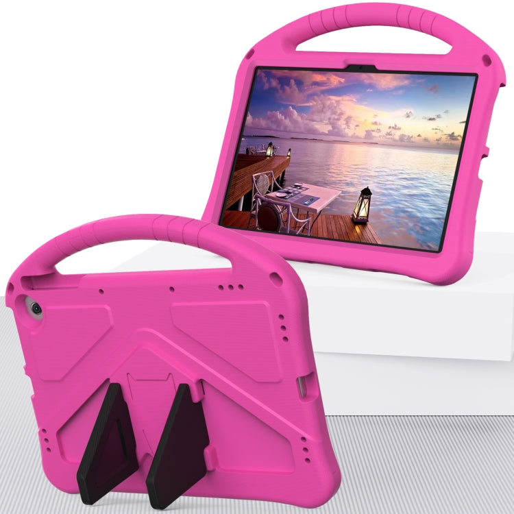 For Google Pixel Tablet 11 2023 EVA Shockproof Tablet Case with Holder(RoseRed)