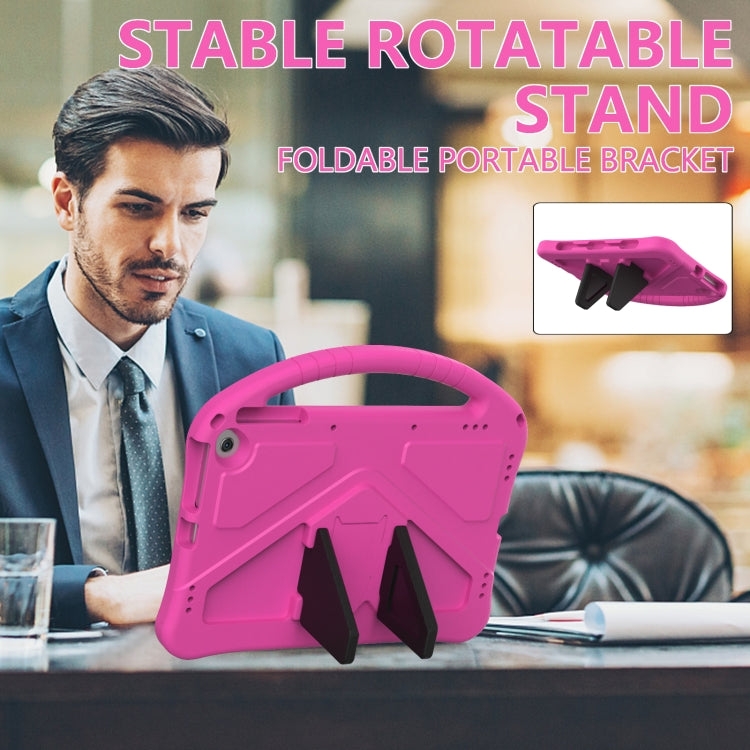 For Google Pixel Tablet 11 2023 EVA Shockproof Tablet Case with Holder(RoseRed)