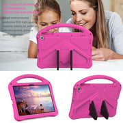 For Google Pixel Tablet 11 2023 EVA Shockproof Tablet Case with Holder(RoseRed)
