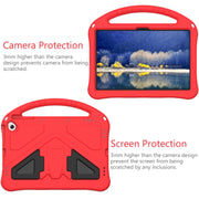 For Google Pixel Tablet 11 2023 EVA Shockproof Tablet Case with Holder(Red)