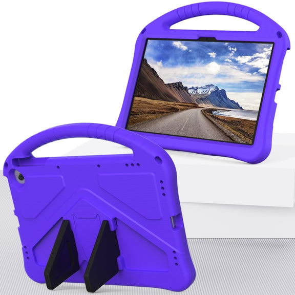 For Google Pixel Tablet 11 2023 EVA Shockproof Tablet Case with Holder(Purple)