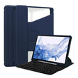 For Samsung Galaxy Tab S9 ENKAY 360 Degree Rotation Leather TPU Smart Case with Wireless Keyboard(Dark Blue) - free shipping - PMC TechLife - Order now!