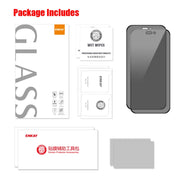 For iPhone 16 2pcs ENKAY Hat-Prince 28�� Anti-peeping Tempered Glass Protector Full Screen Film