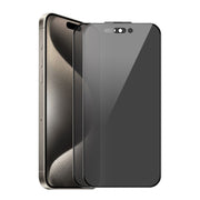 For iPhone 16 Pro Max 2pcs ENKAY Hat-Prince 28�� Anti-peeping Tempered Glass Protector Full Screen Film