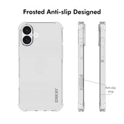 For iPhone 16 ENKAY Hat-Prince Transparent TPU Shockproof Phone Case