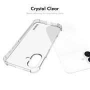 For iPhone 16 ENKAY Hat-Prince Transparent TPU Shockproof Phone Case