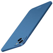 For iPhone 15 Plus  MOFI Fandun Series Frosted PC Ultra-thin All-inclusive Phone Case(Blue)