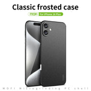 For iPhone 16 Plus MOFI Fandun Series Frosted PC Ultra-thin All-inclusive Phone Case(Red)