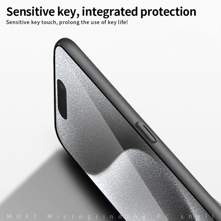 For iPhone 16 Plus MOFI Fandun Series Frosted PC Ultra-thin All-inclusive Phone Case(Red)