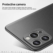 For iPhone 16 Pro Max MOFI Fandun Series Frosted PC Ultra-thin All-inclusive Phone Case(Black)
