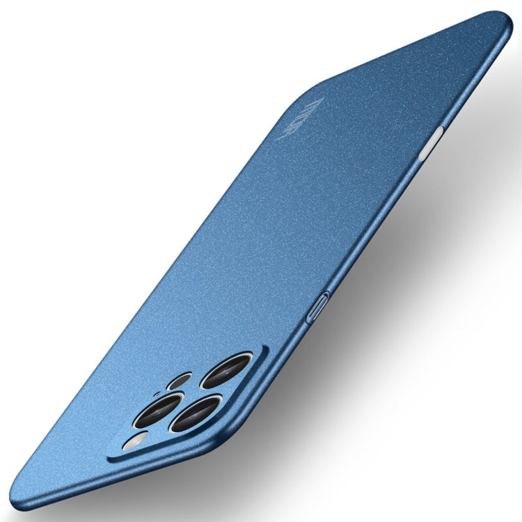 For iPhone 16 Pro Max MOFI Fandun Series Frosted PC Ultra-thin All-inclusive Phone Case(Blue)
