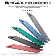 For iPhone 16e MOFI Fandun Series Frosted PC Ultra-thin All-inclusive Phone Case(Blue)